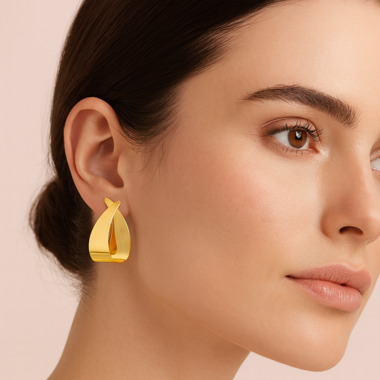 Twisted Teardrop Earrings