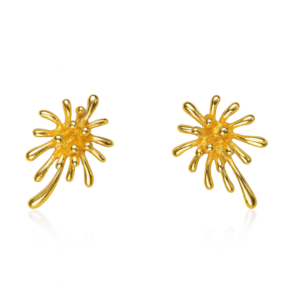 Golden Splash Earrings
