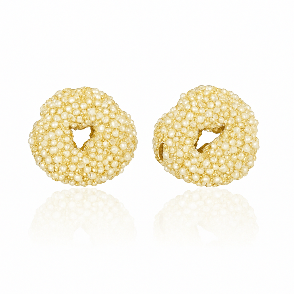 Pearl Cluster Earrings