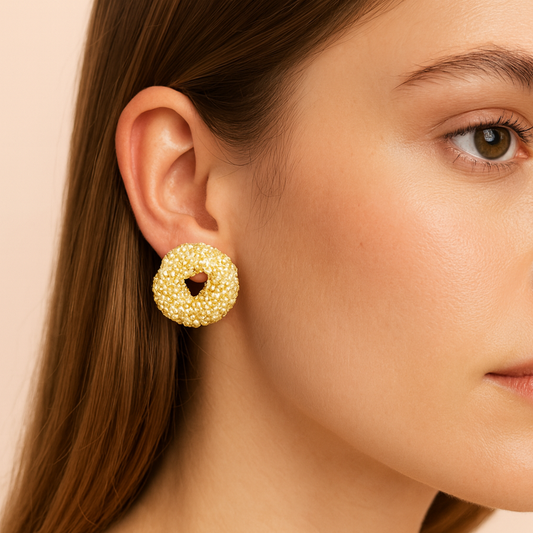 Pearl Cluster Earrings