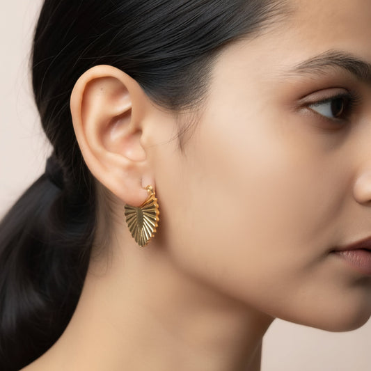 Art Deco Hoops Earrings