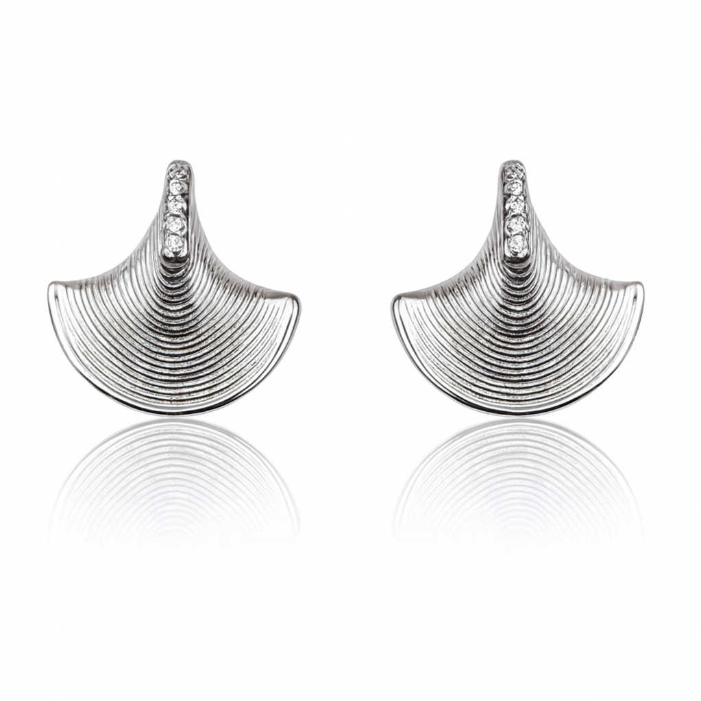 Rippled Shell Earrings