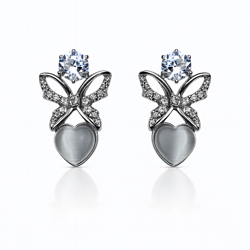 Moonstone Love Earrings
