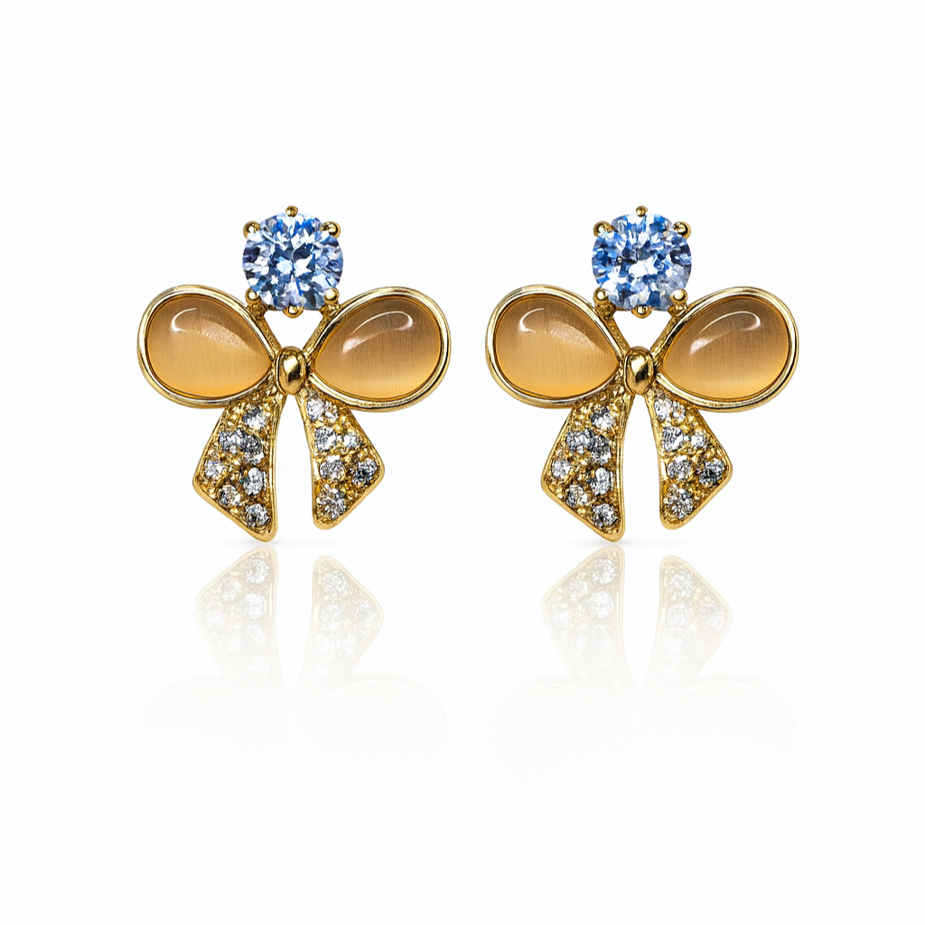 Sky Ribbon Earrings