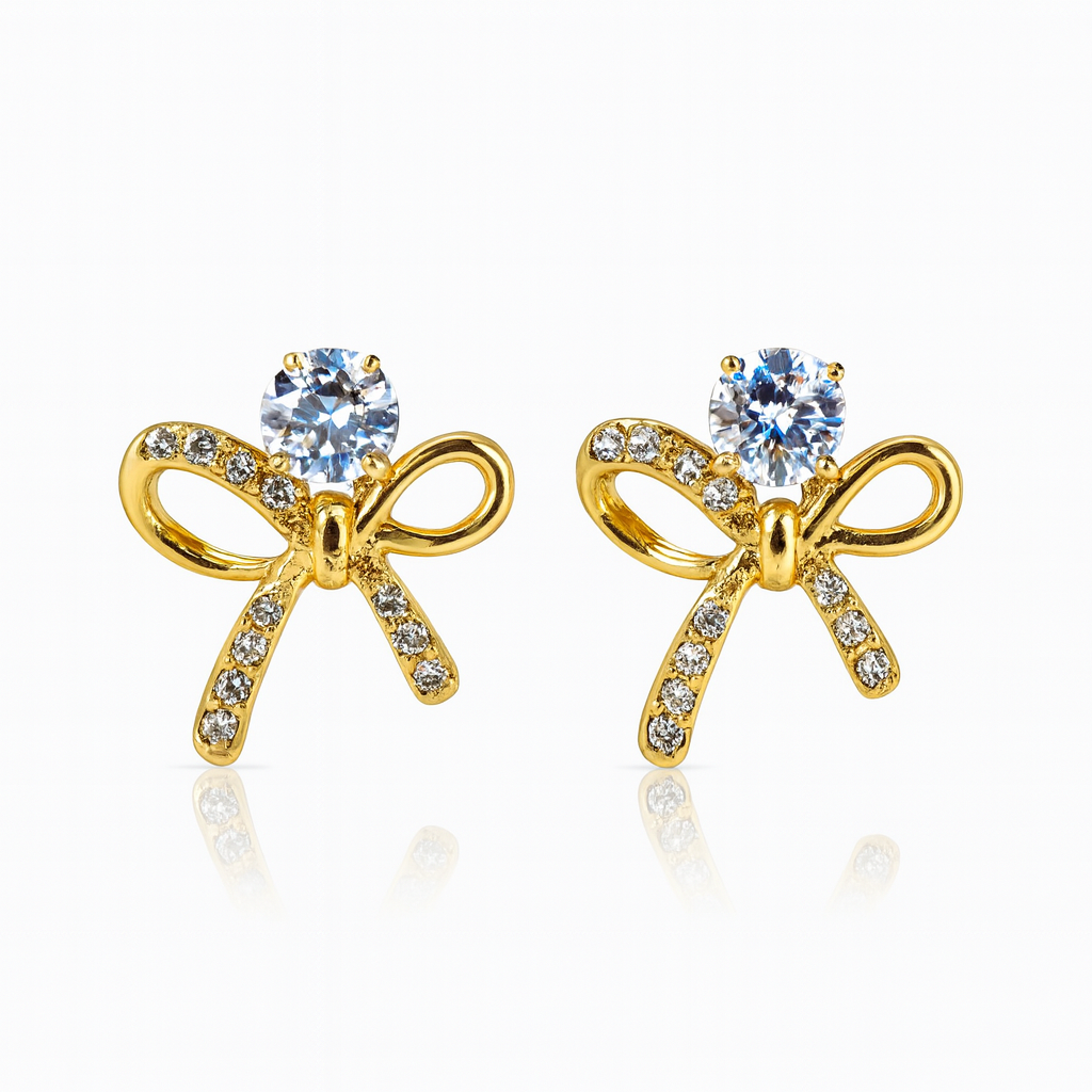 Bow Sparkle Earrings