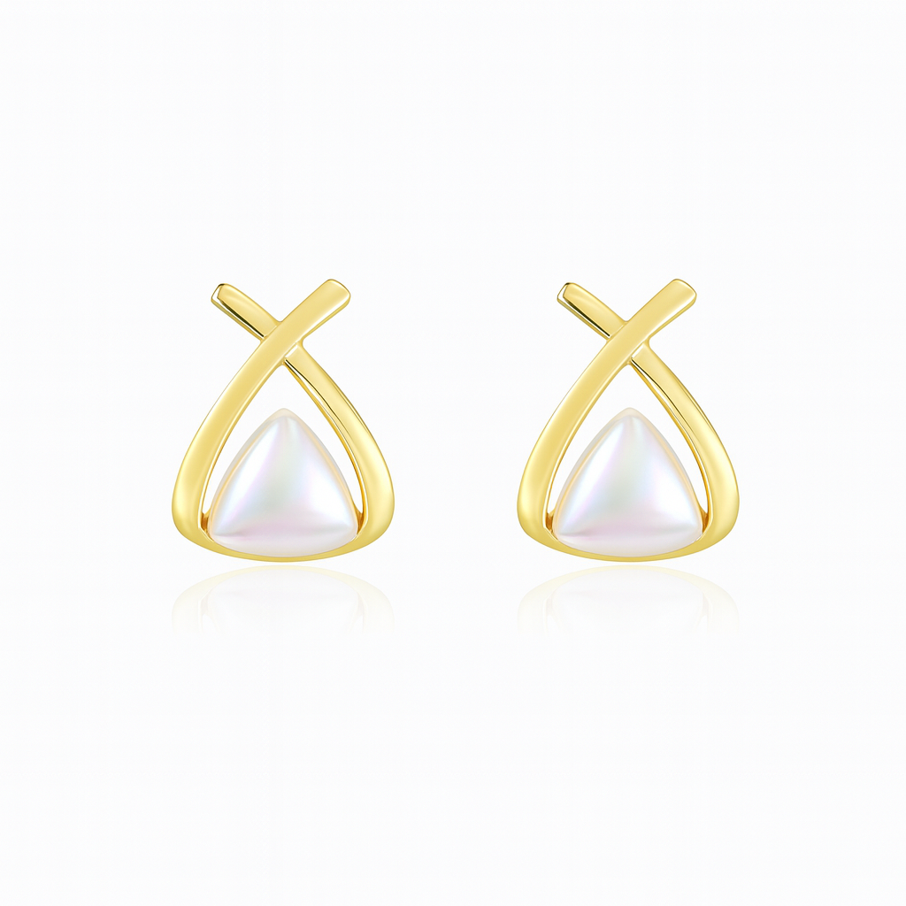 Golden Hourglass Earrings