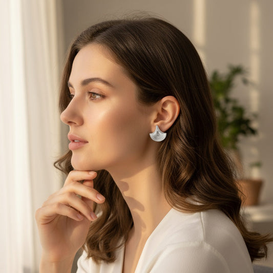 Rippled Shell Earrings