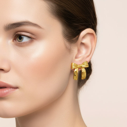Baroque Bow Earrings