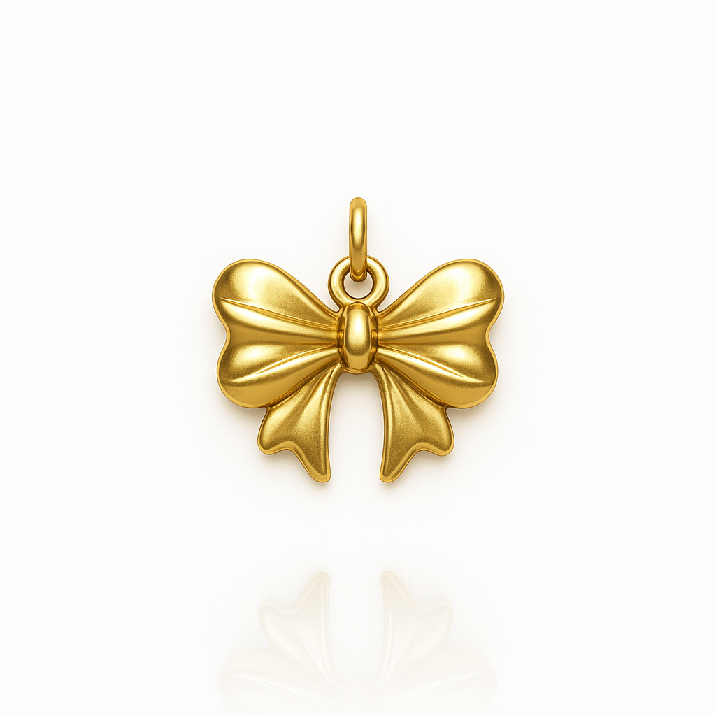 Golden Bow Necklace