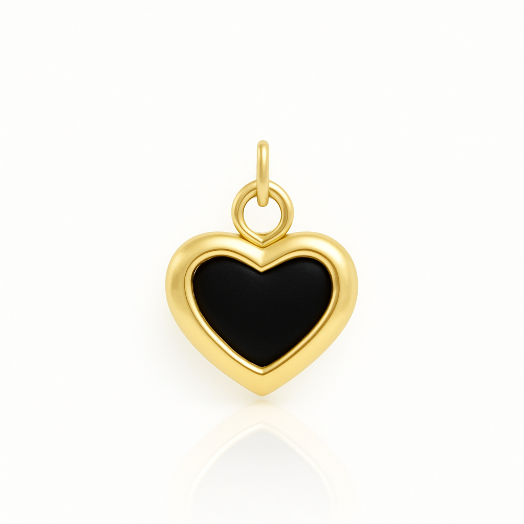 Midnight Heart Necklace
