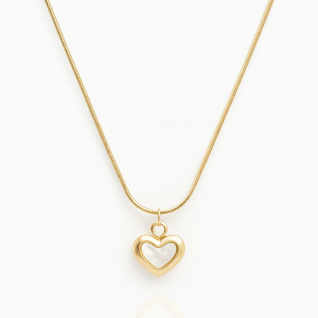 Pearl Heart Necklace