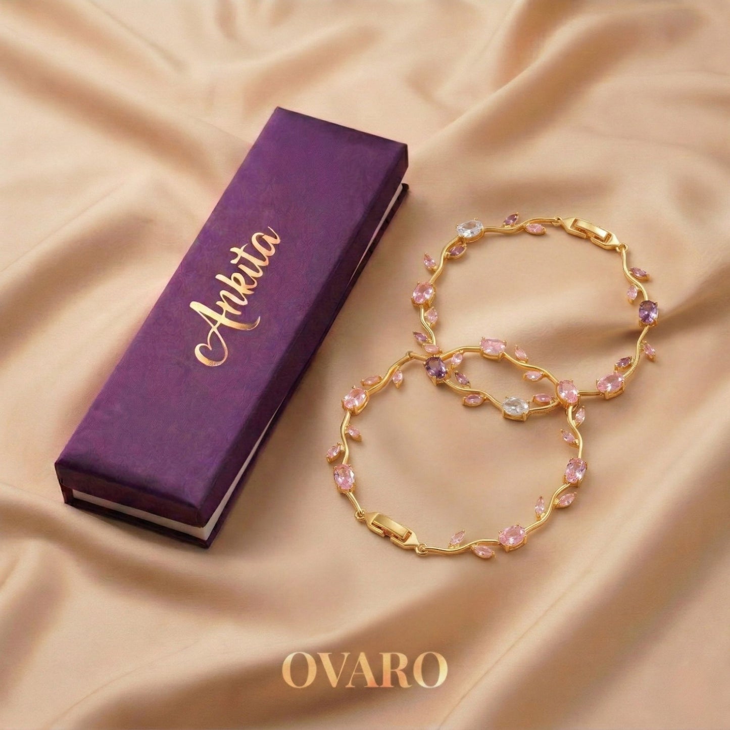 Forever Bloom Tulip Bracelet - Free Size
