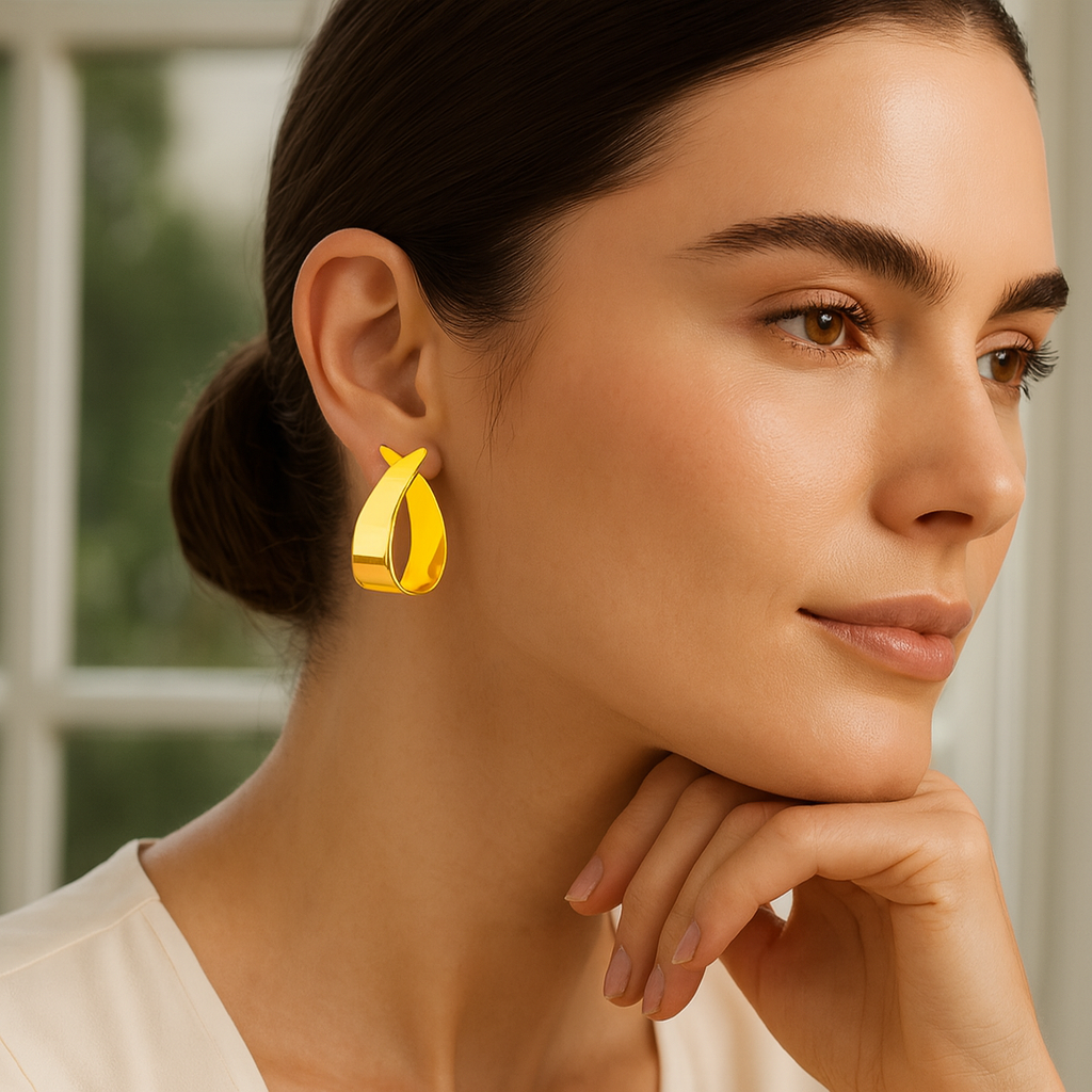 Twisted Teardrop Earrings