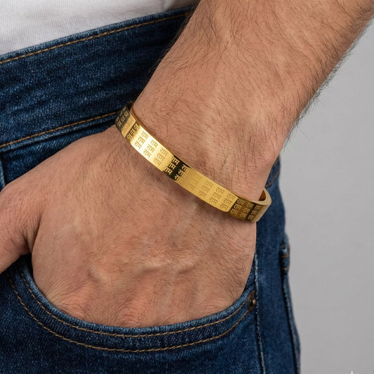 Men's Golden Lord Ram bracelet