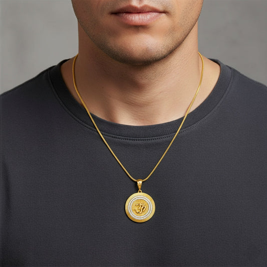 Om Charm Necklace