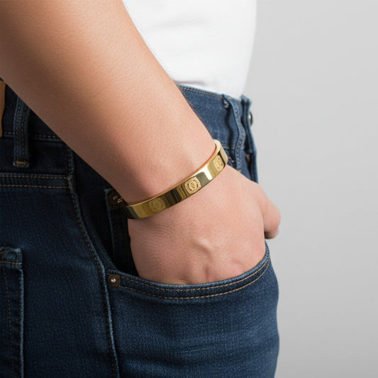 Men’s Golden Crownmark Bracelet