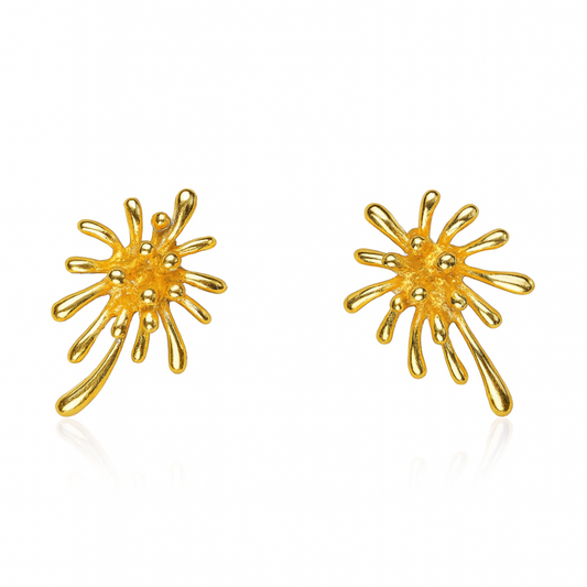 Golden Splash Earrings