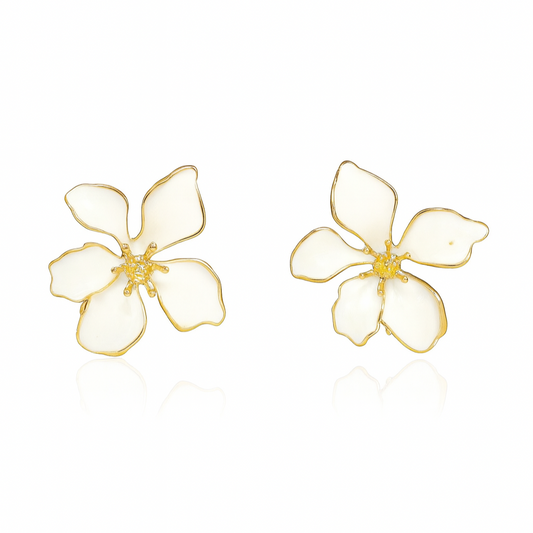 Ivory Blossom Earrings Earrings