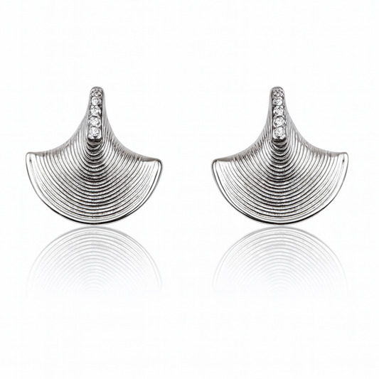 Rippled Shell Earrings