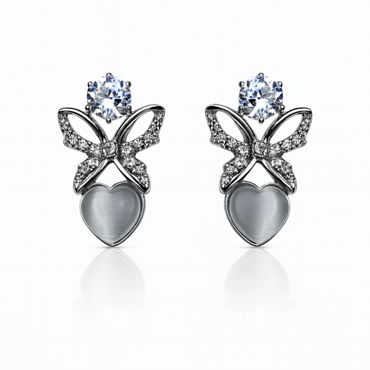 Moonstone Love Earrings