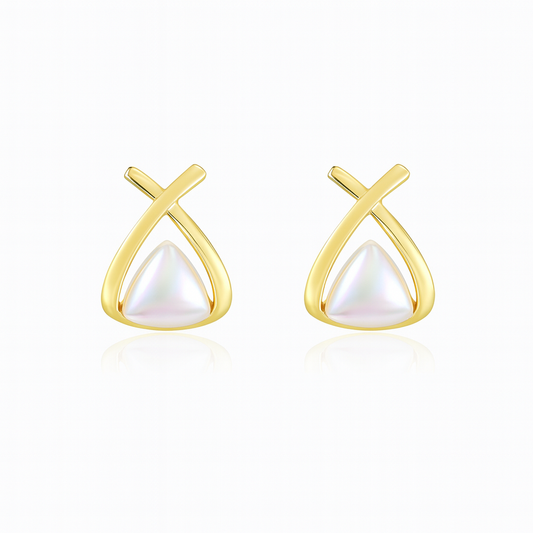 Golden Hourglass Earrings