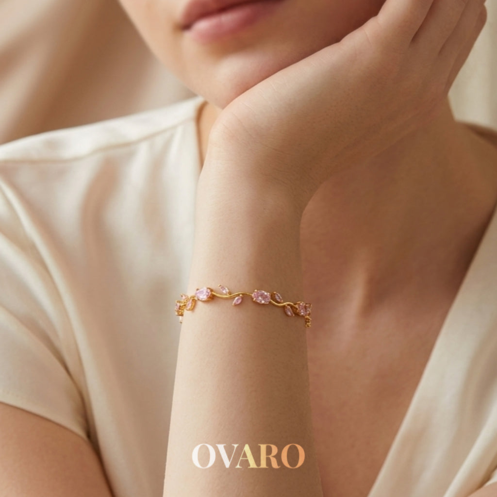 Forever Bloom Tulip Bracelet - Free Size