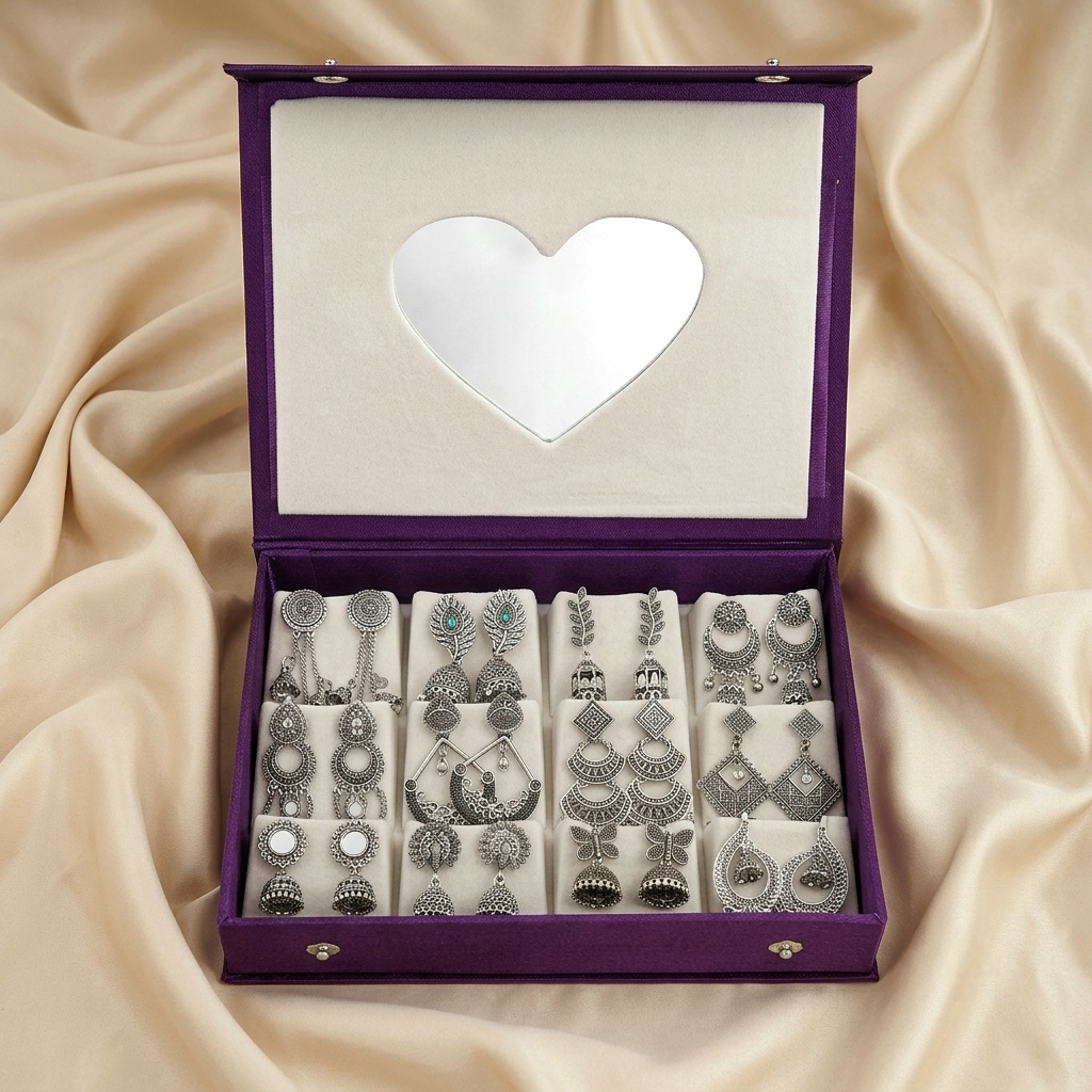 Queen's Keepsake Earrings Box