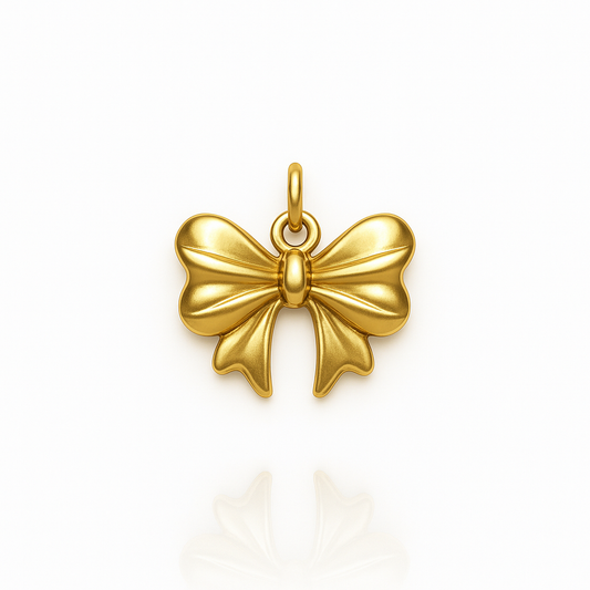 Golden Bow Necklace