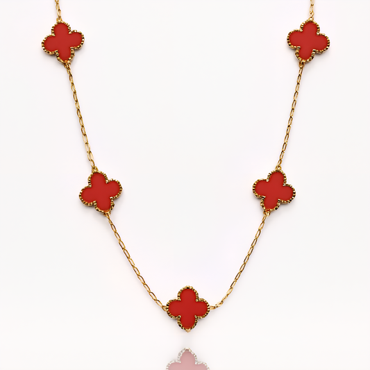 Cherry Clover Gleam Necklace