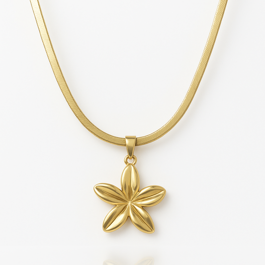 Golden Starflower Necklace