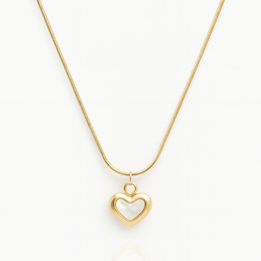 Pearl Heart Necklace