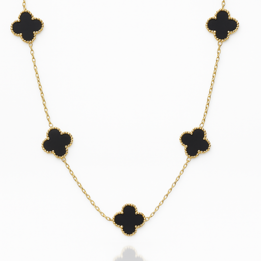 Shadow Clover Gleam Necklace