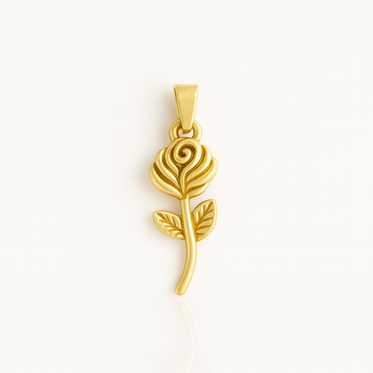 Golden Rose Necklace