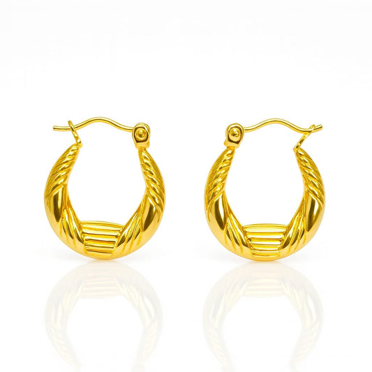 Golden Artisan Earrings