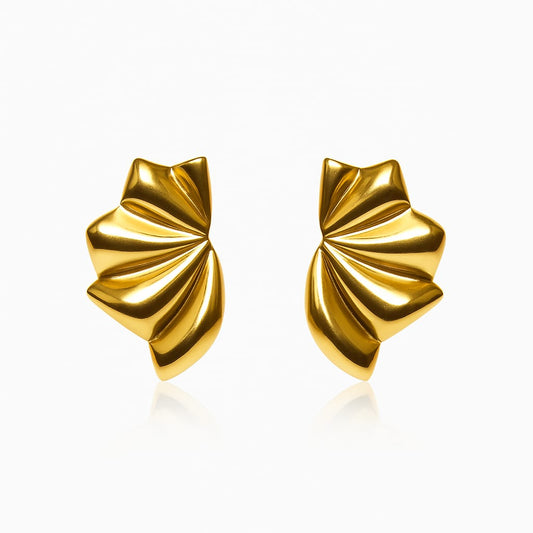 Sun Pleat Earrings