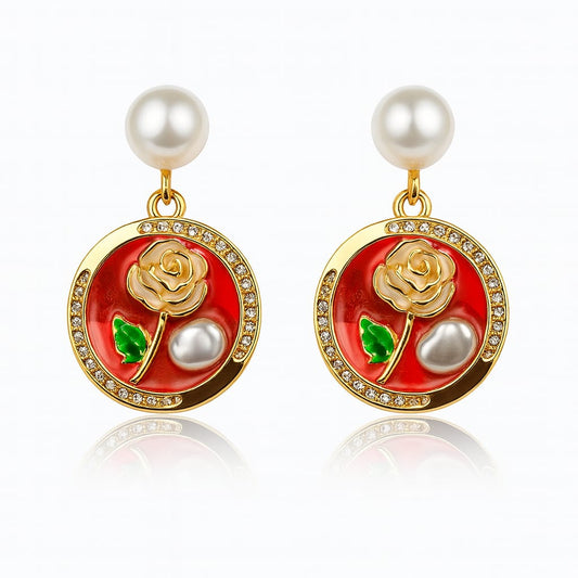 Velvet Rose Earrings