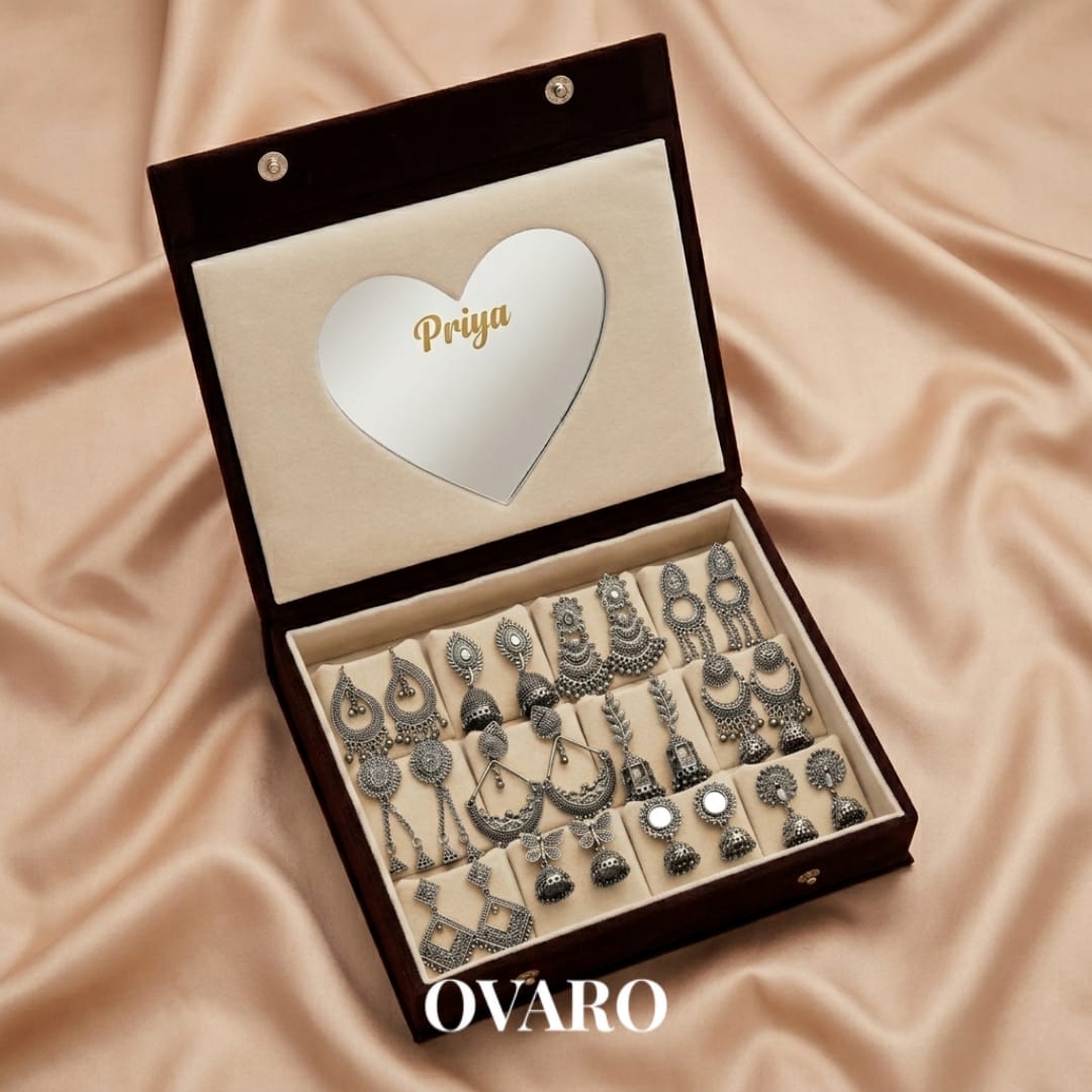 Queen's Keepsake Earrings Box