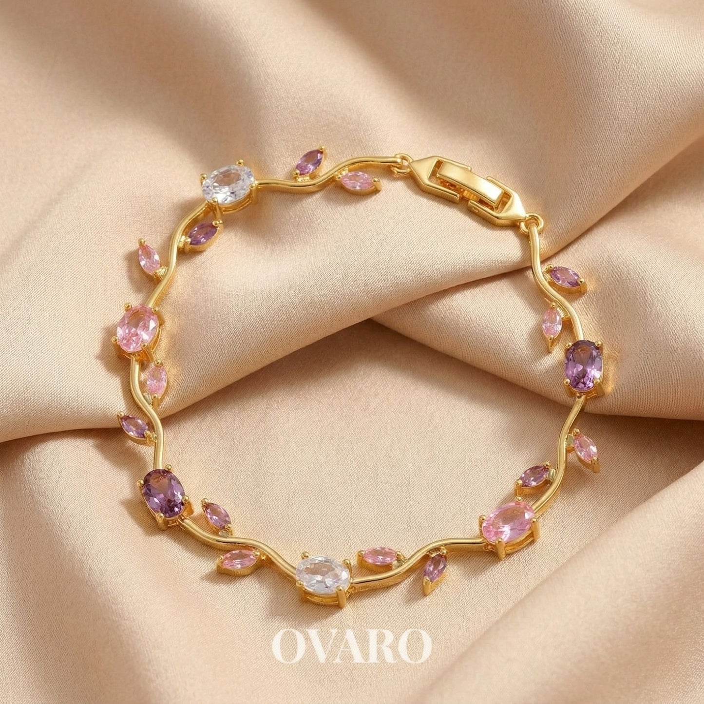 Forever Bloom Tulip Bracelet - Free Size
