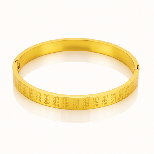 Men's Golden Lord Ram bracelet