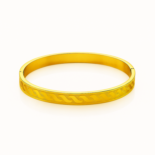 Men’s Golden Linkwave Bracelet