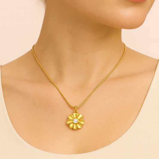 Golden Bloom Necklace